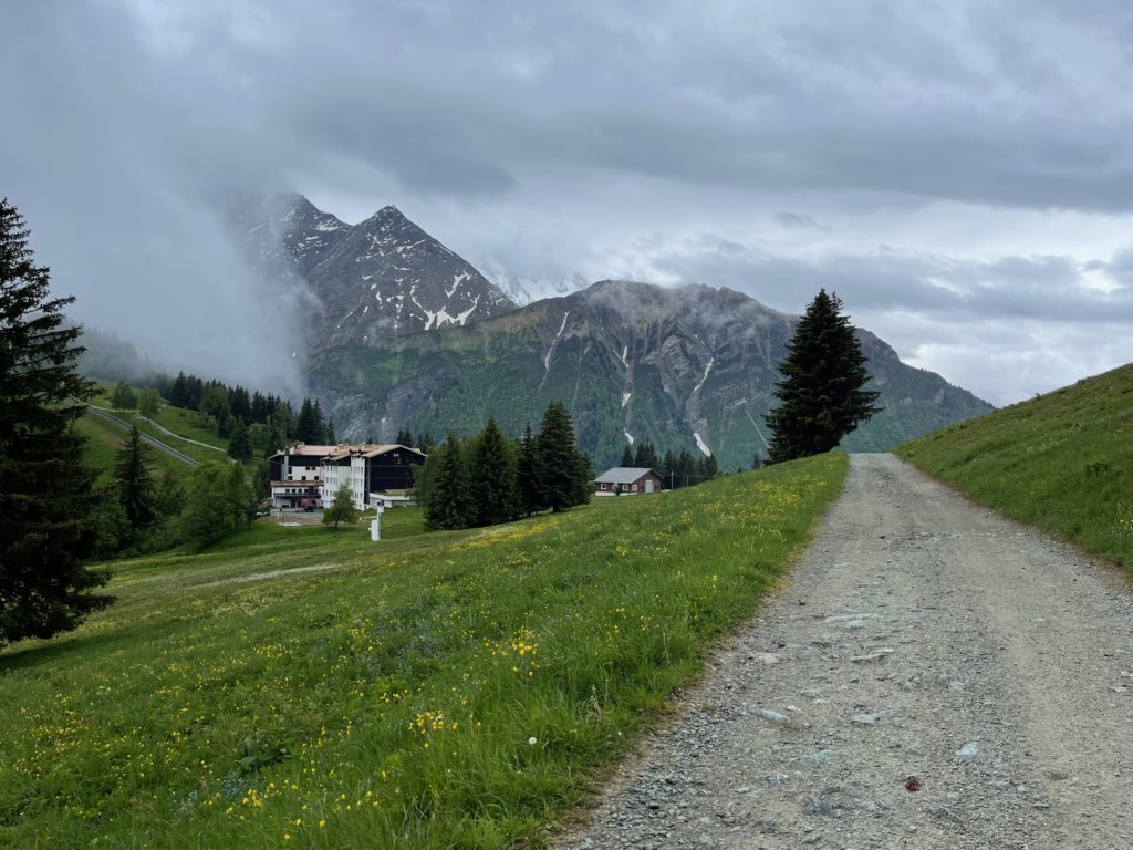 Mountain road to Col de Voza