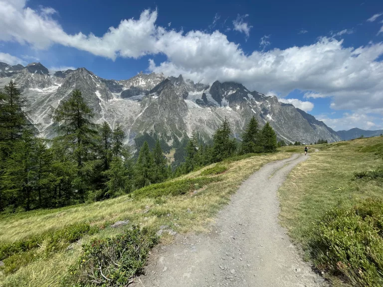 July 21st, 2023. Trail conditions: Courmayeur-Bertone-Bonatti