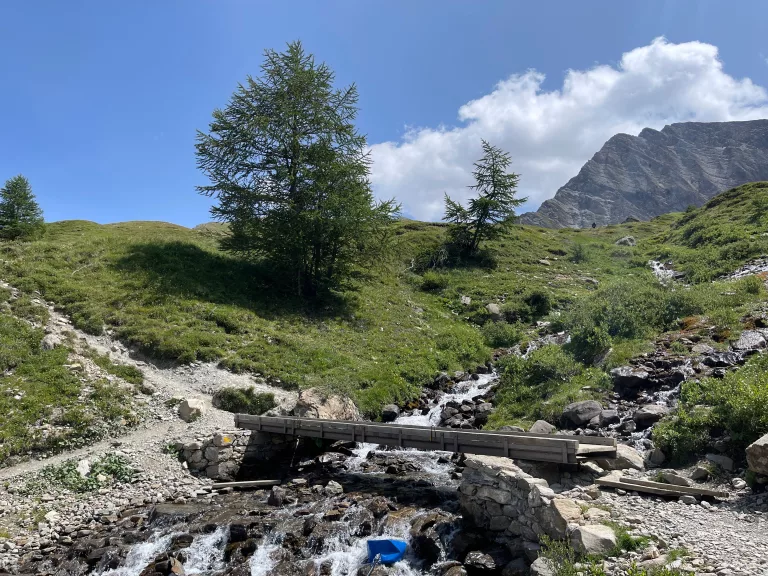 July 22nd, 2023. Trail conditions: Rifugio Combal-Maison Vieille