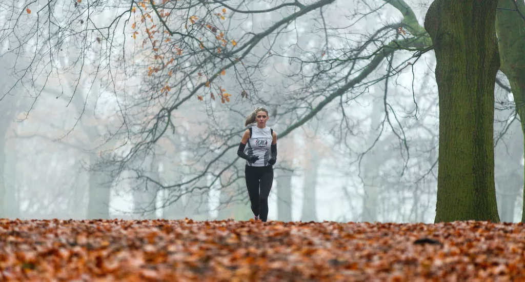 Cardio training for Tour du Mont Blanc - running in the forest